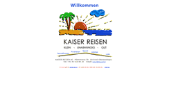 Desktop Screenshot of kaiser-reisen.ch